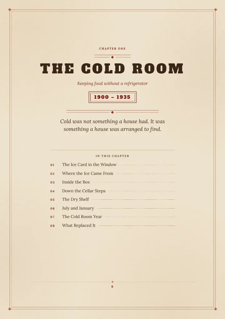 Chapter opener for The Cold Room